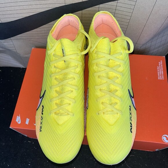 NEW Nike Zoom Vapor 15 Elite FG Yellow Strike Sunset DJ4978-781 Men Size 7 main image 6